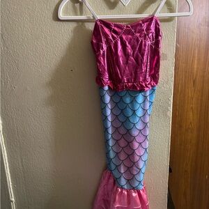 Mermaid Costume Dress - Pink and Blue